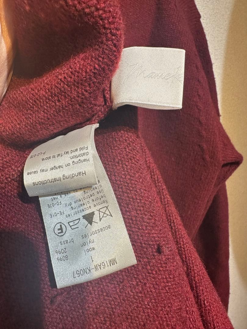 mame kurogouchi サイドスリットニットワンピース