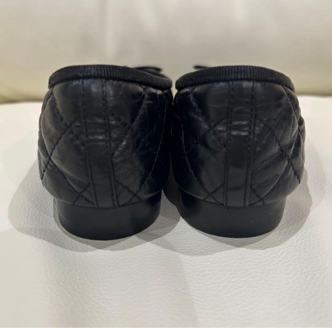 CHANEL 美品　マトラッセ　バレエシューズ36.5 23.5cmバレリーナ