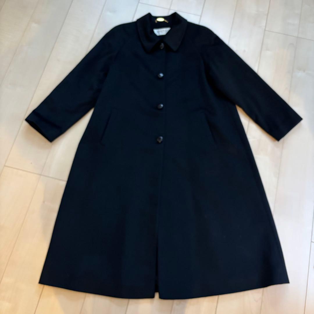 【美品】BALMAM ブラック ロングコート