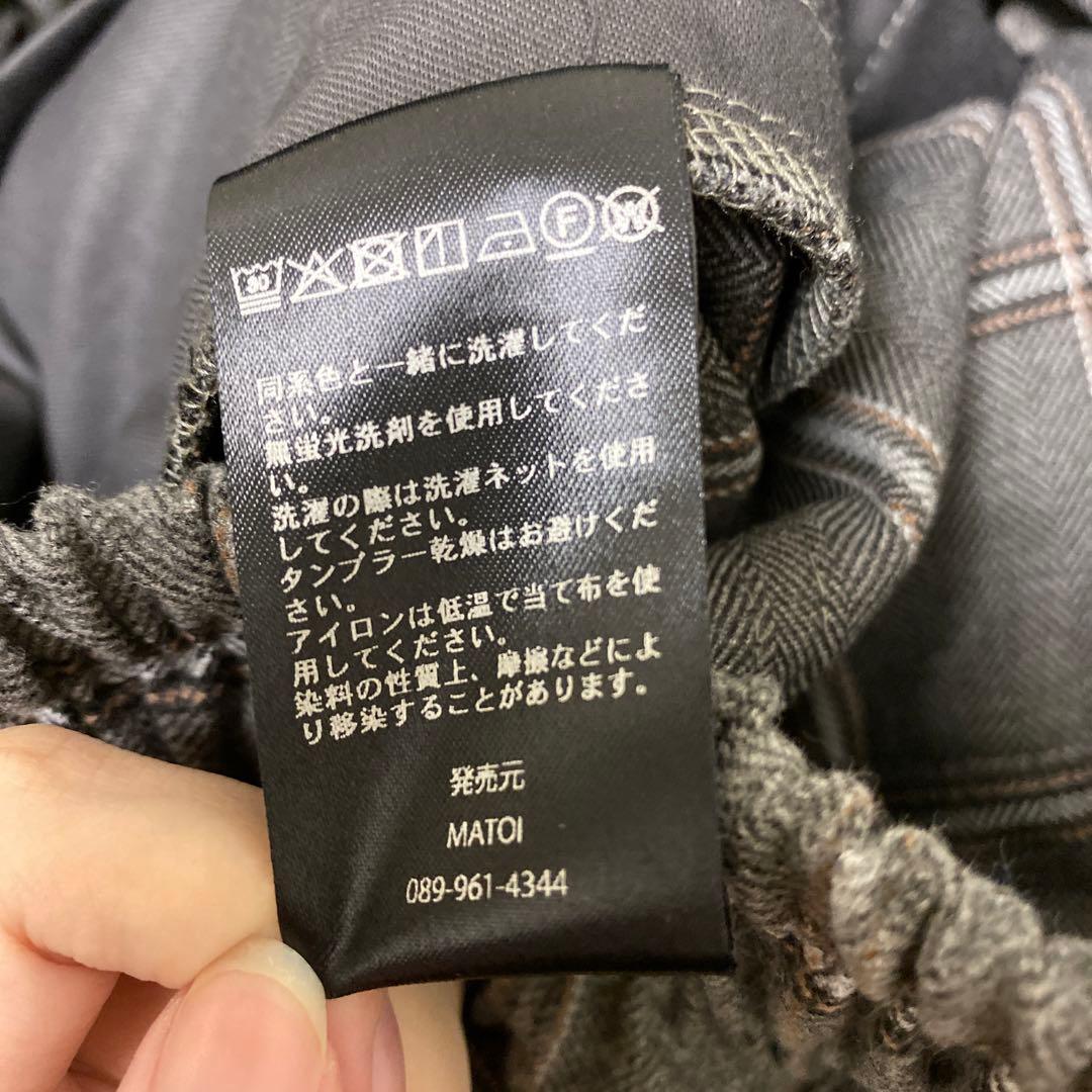 INDEPICT グレー チェック カジュアルパンツ L