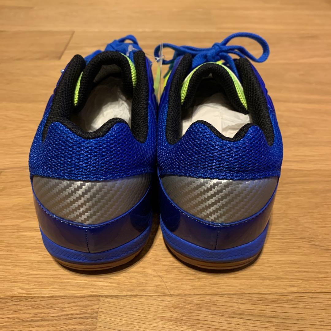 バレーボールシューズ 蛍光イエロー/青