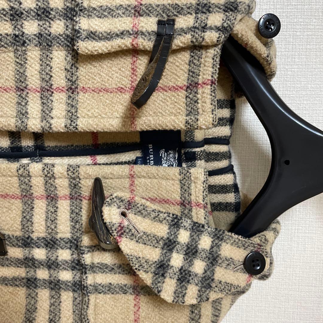 【美品】バーバリー　ダッフルコート　キッズサイズ140A 女の子