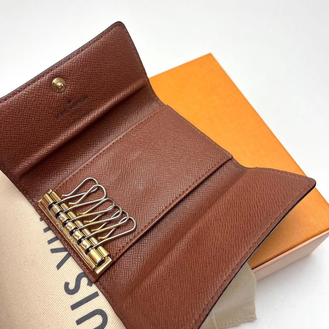 鑑定済 ルイヴィトン モノグラム 定番 キーケース6連