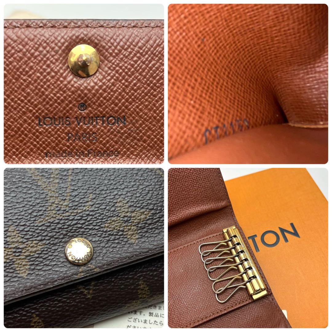 鑑定済 ルイヴィトン モノグラム 定番 キーケース6連