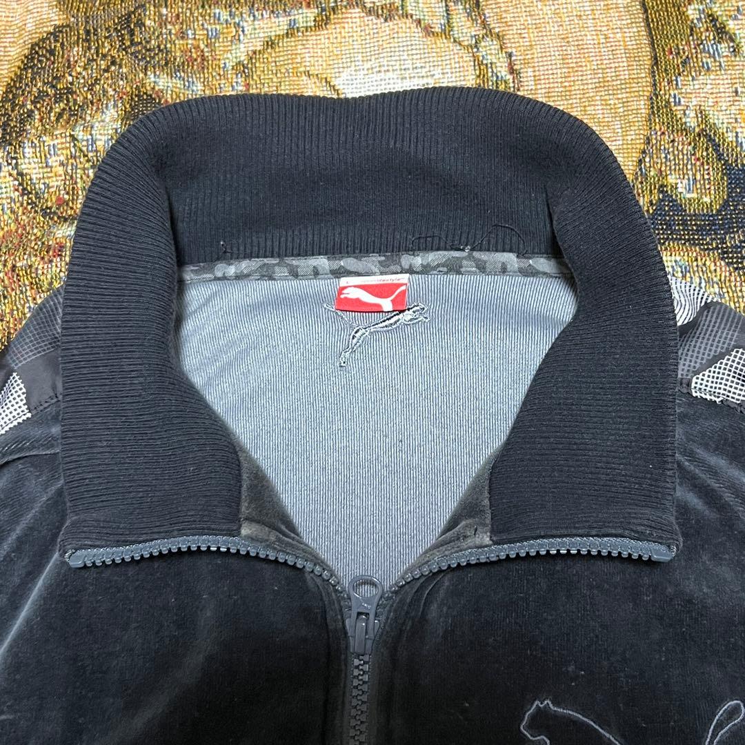 【購入用】プーマベロアトラックスーツジャケットパンツ上下セットアップ迷彩カモフラ