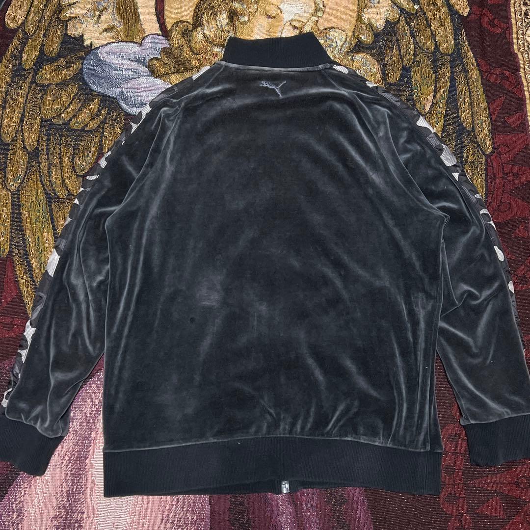 【購入用】プーマベロアトラックスーツジャケットパンツ上下セットアップ迷彩カモフラ