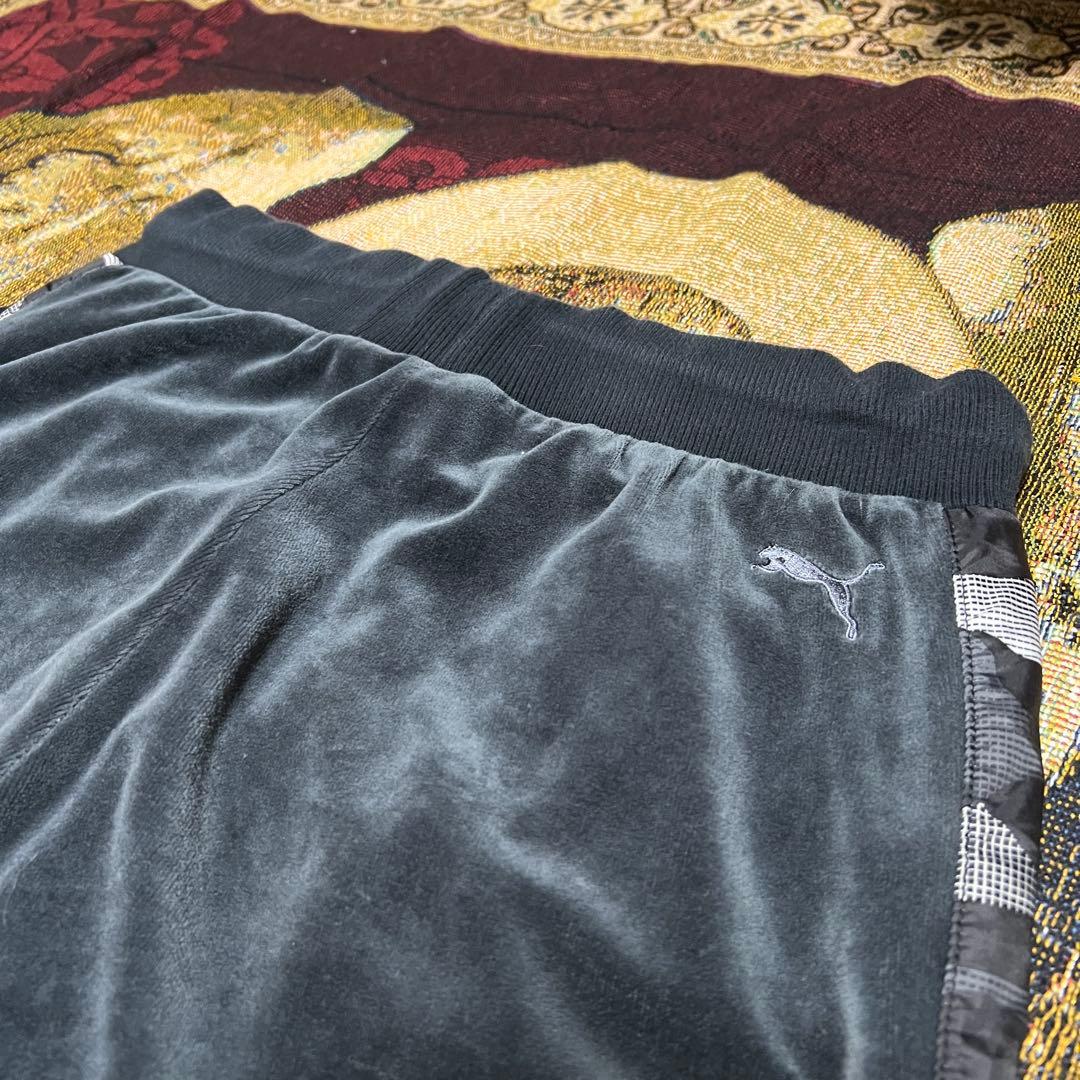 【購入用】プーマベロアトラックスーツジャケットパンツ上下セットアップ迷彩カモフラ