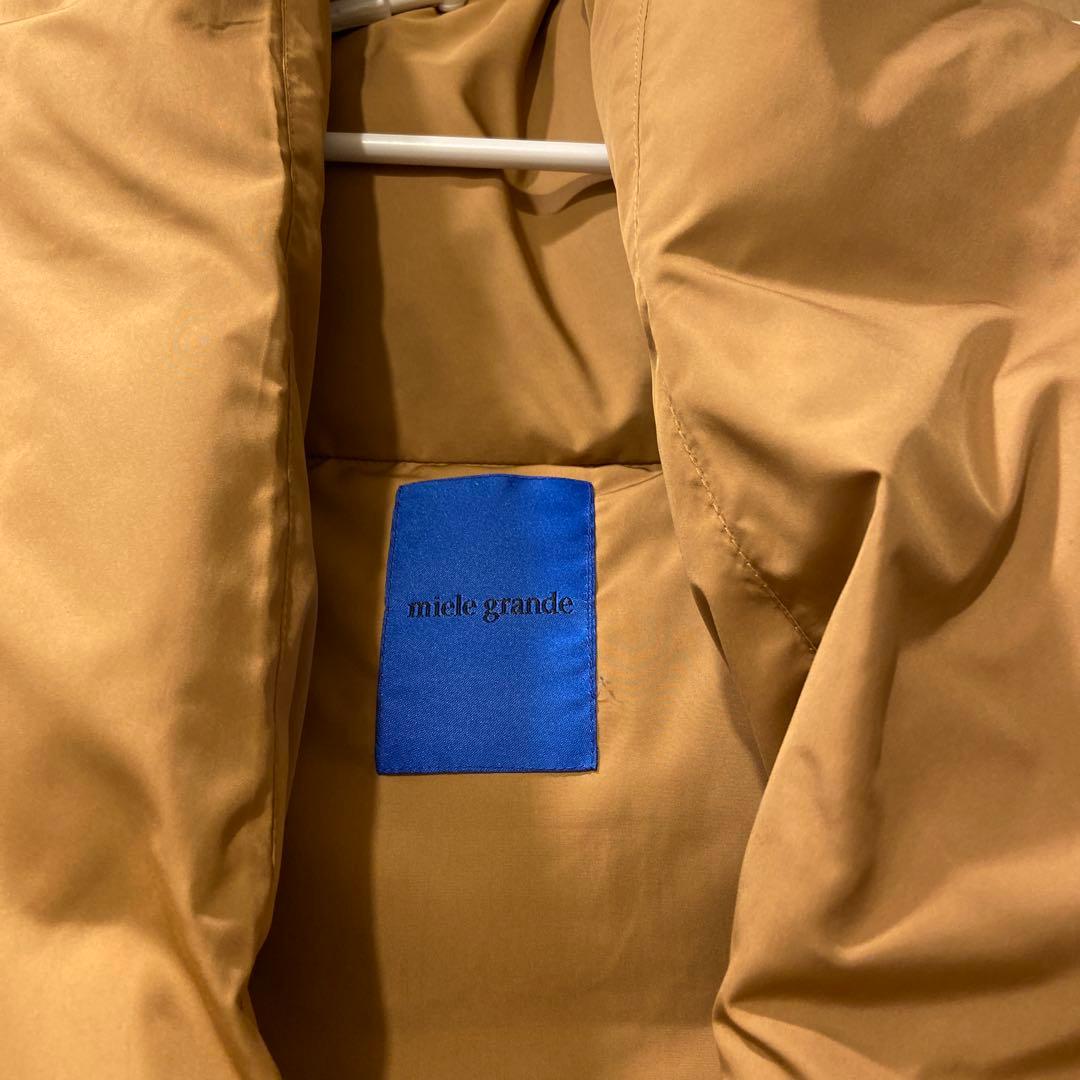 にぇMiele grande キャメルカラー　38 号　ダウン80%