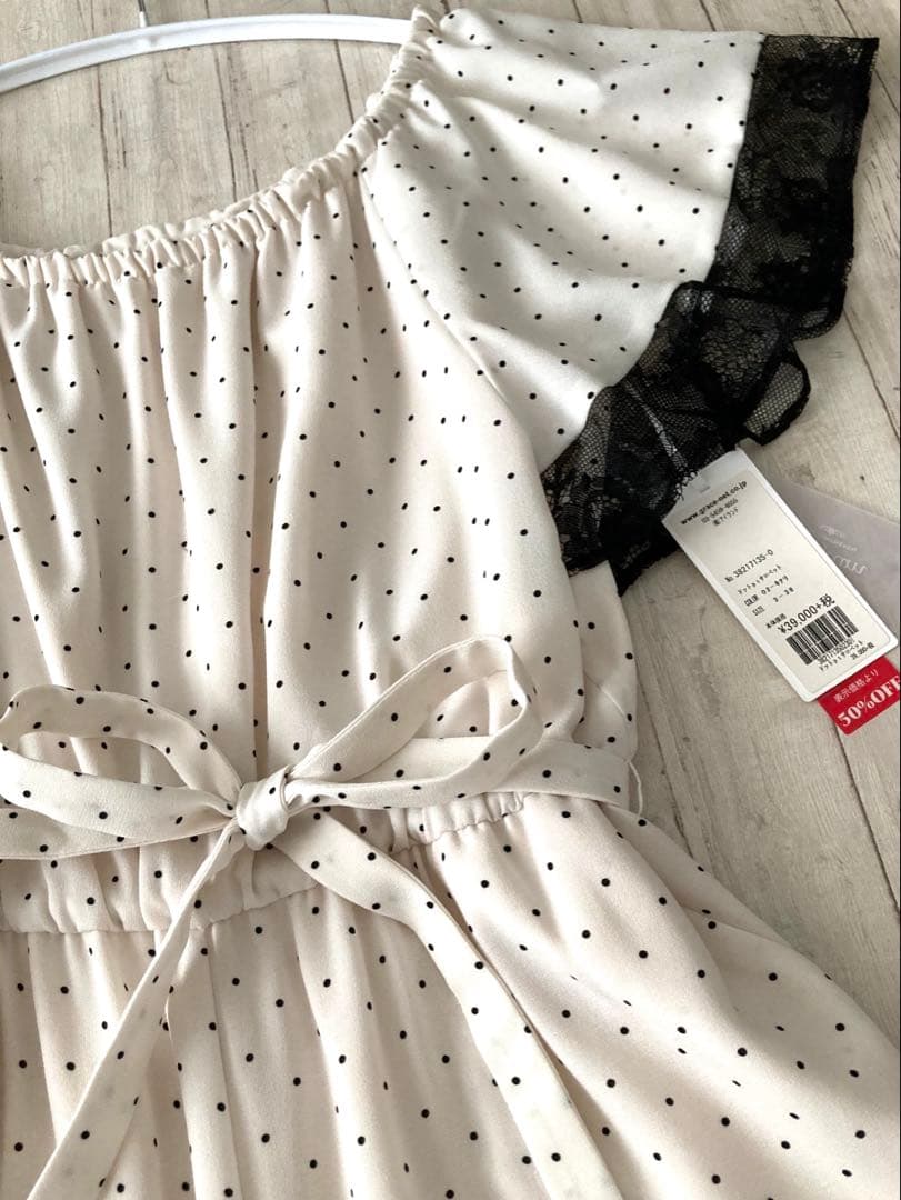 貴子品★新品★ Diagram グレースコンチネンタル ドットサロペット