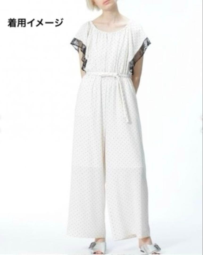 貴子品★新品★ Diagram グレースコンチネンタル ドットサロペット