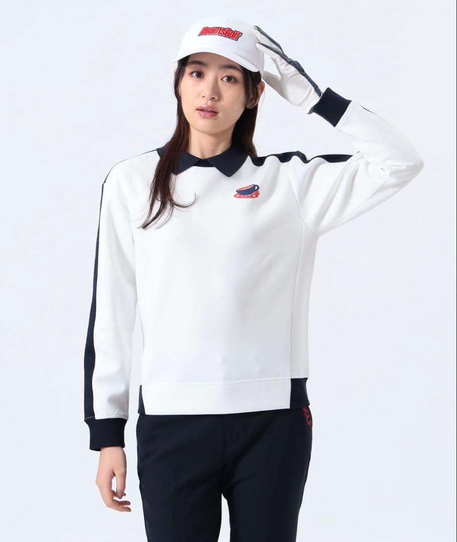 BEAMS GOLF 襟付き バイカラー プルオーバー 2025年モデル