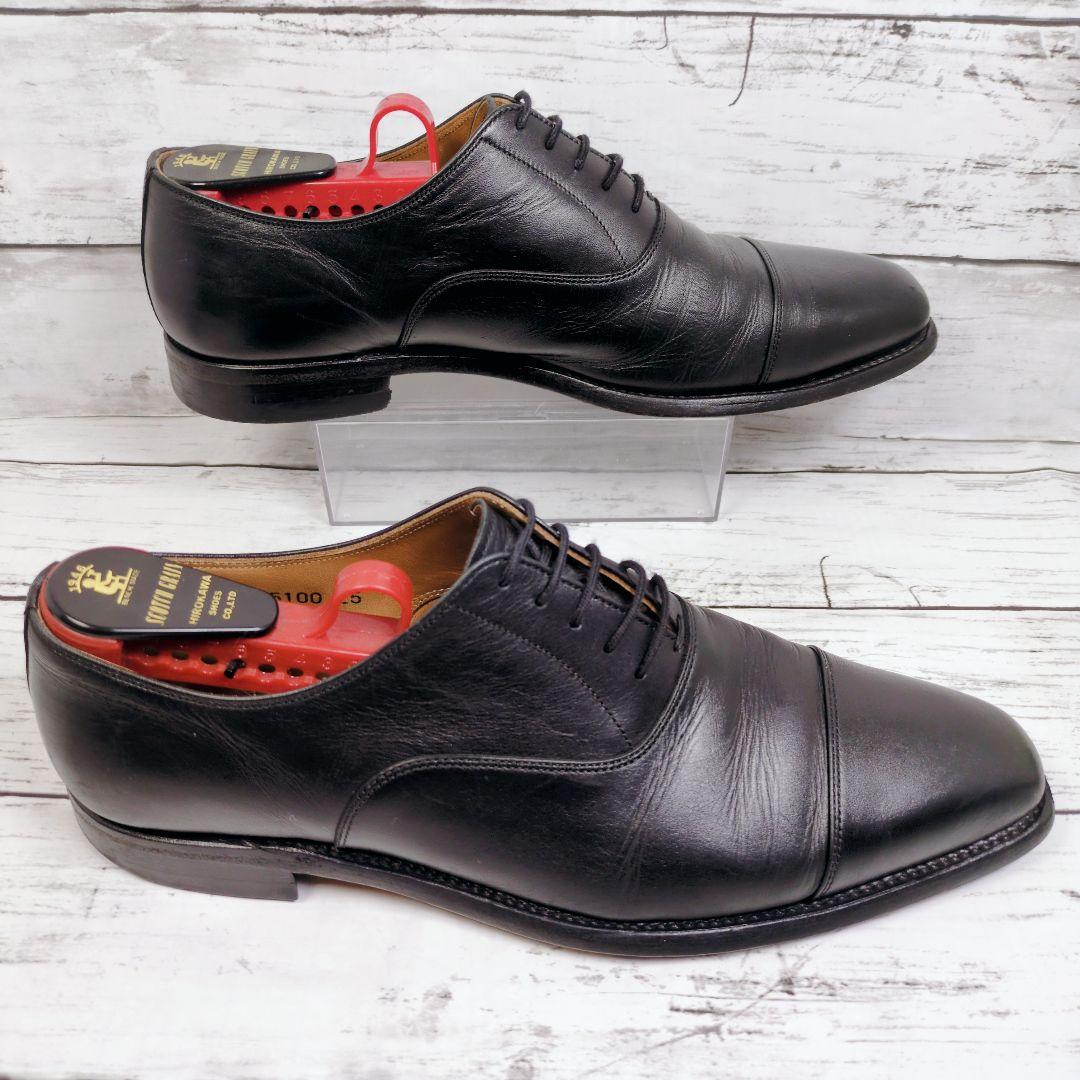 【スコッチグレイン】5100 黒 レザー ストレートチップ 25cm