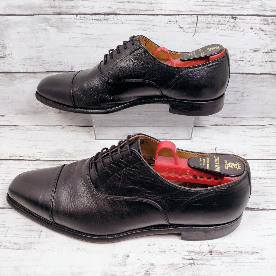 【スコッチグレイン】5100 黒 レザー ストレートチップ 25cm