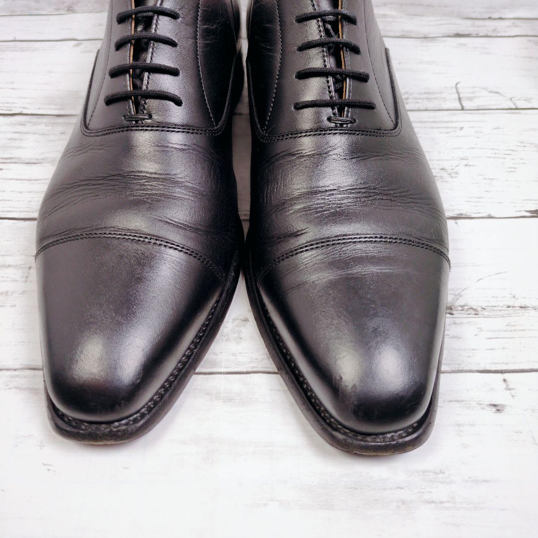 【スコッチグレイン】5100 黒 レザー ストレートチップ 25cm