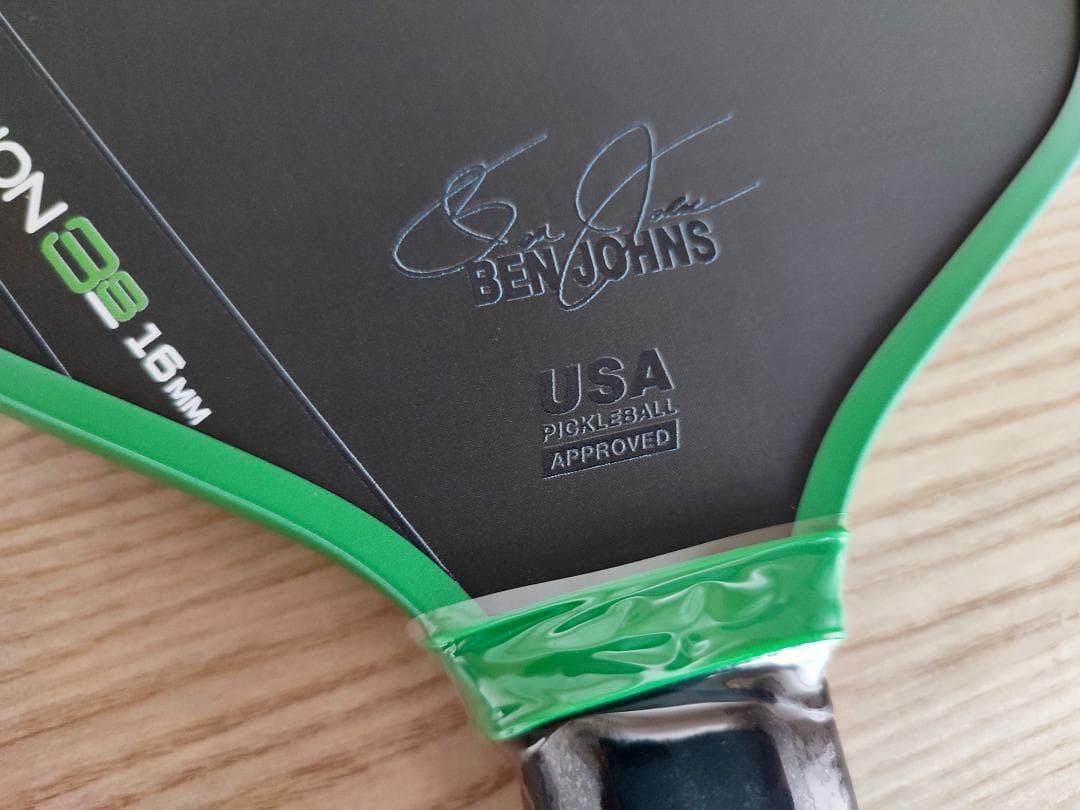 ピックルボール パドル T700生カーボンファイバー 16mm