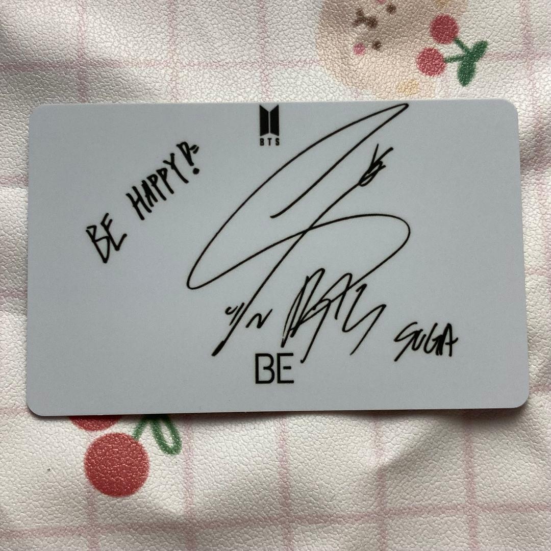 BTS BE 未公開 ユンギ SUGA 韓国限定 ラキドロ トレカ