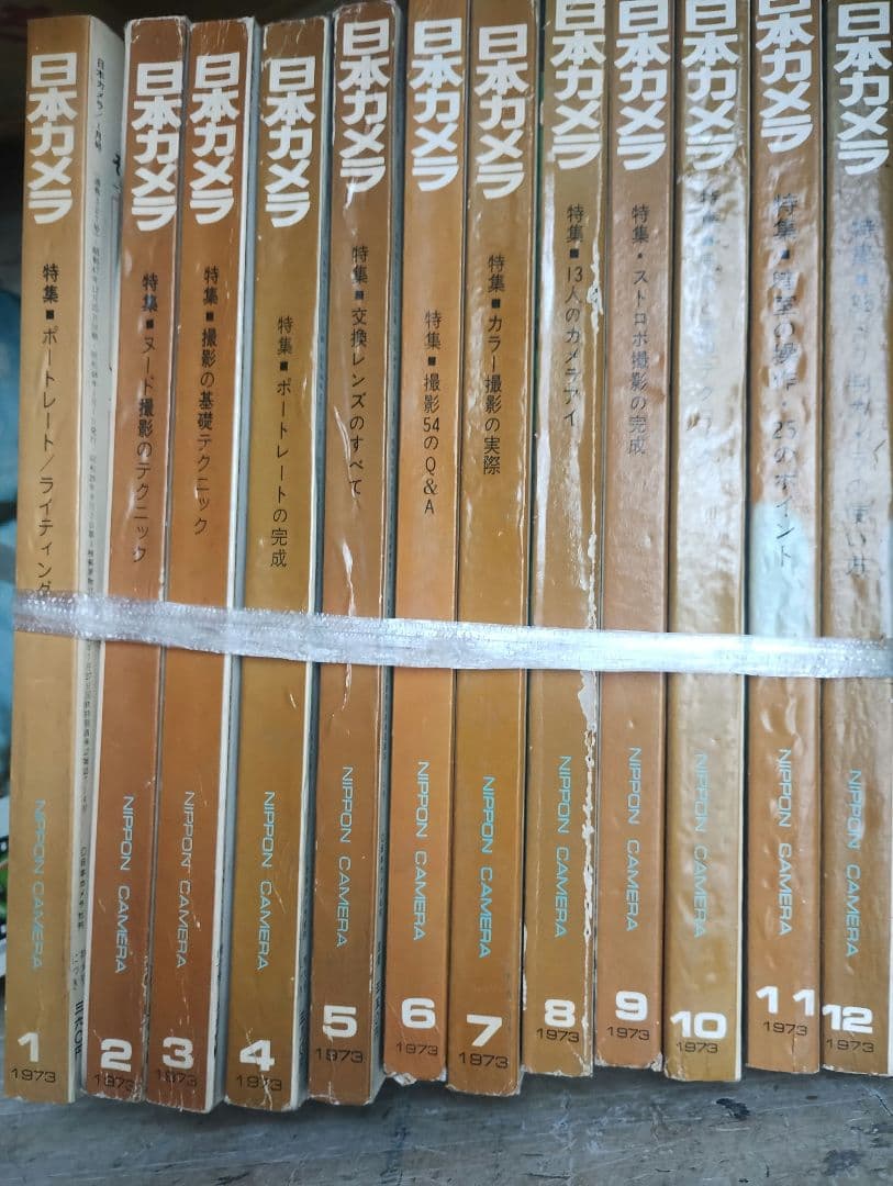 日本カメラ　1973　1-12月セット
