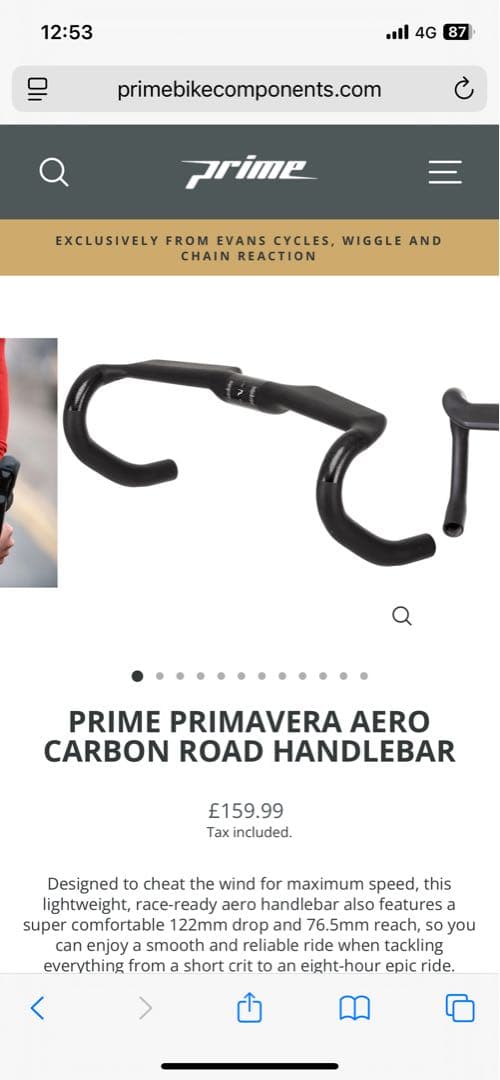パーツ Prime Primavera Aero Carbon 400