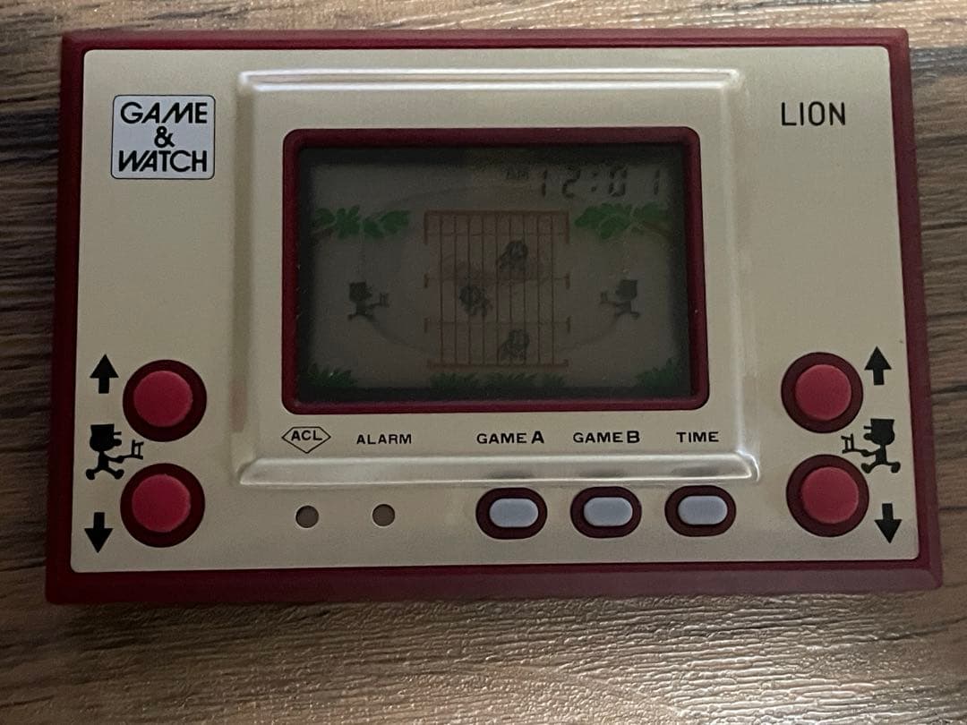 美品 ゲームウォッチ ライオン LION 中古 任天堂 GAME&WATCH
