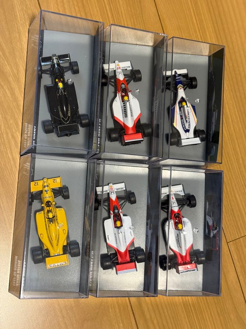 Altaya アイルトンセナ 1/43ミニカーコレクション　LEDショーケース