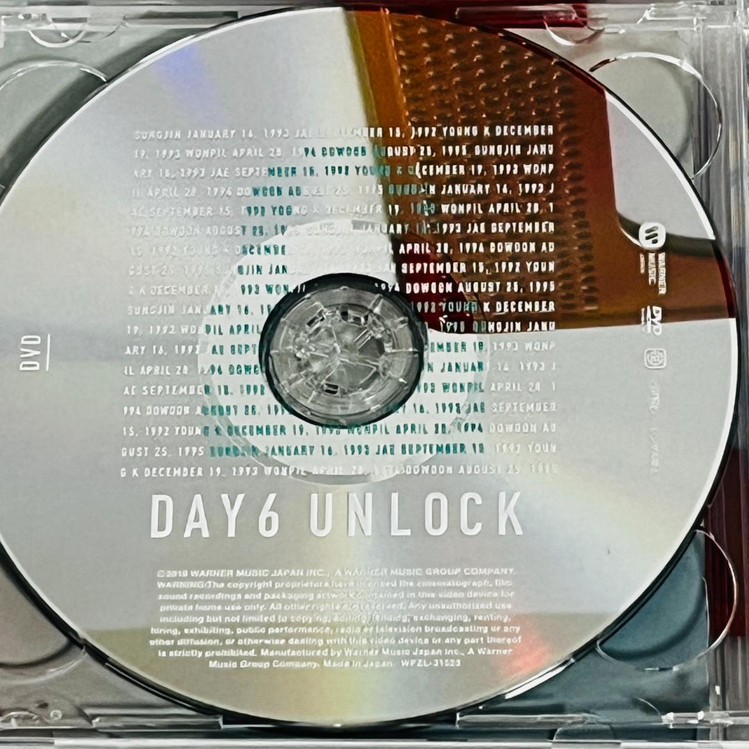 DAY6 / UNLOCK CD+DVD付　初回限定盤　帯付