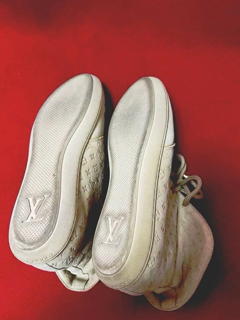 ルイ・ヴィトン スエード ハイカットブーツ ハッピー