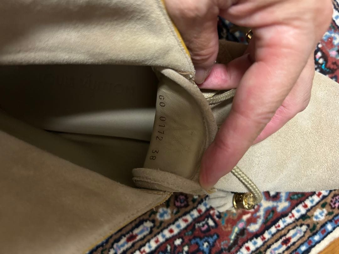 ルイ・ヴィトン スエード ハイカットブーツ ハッピー