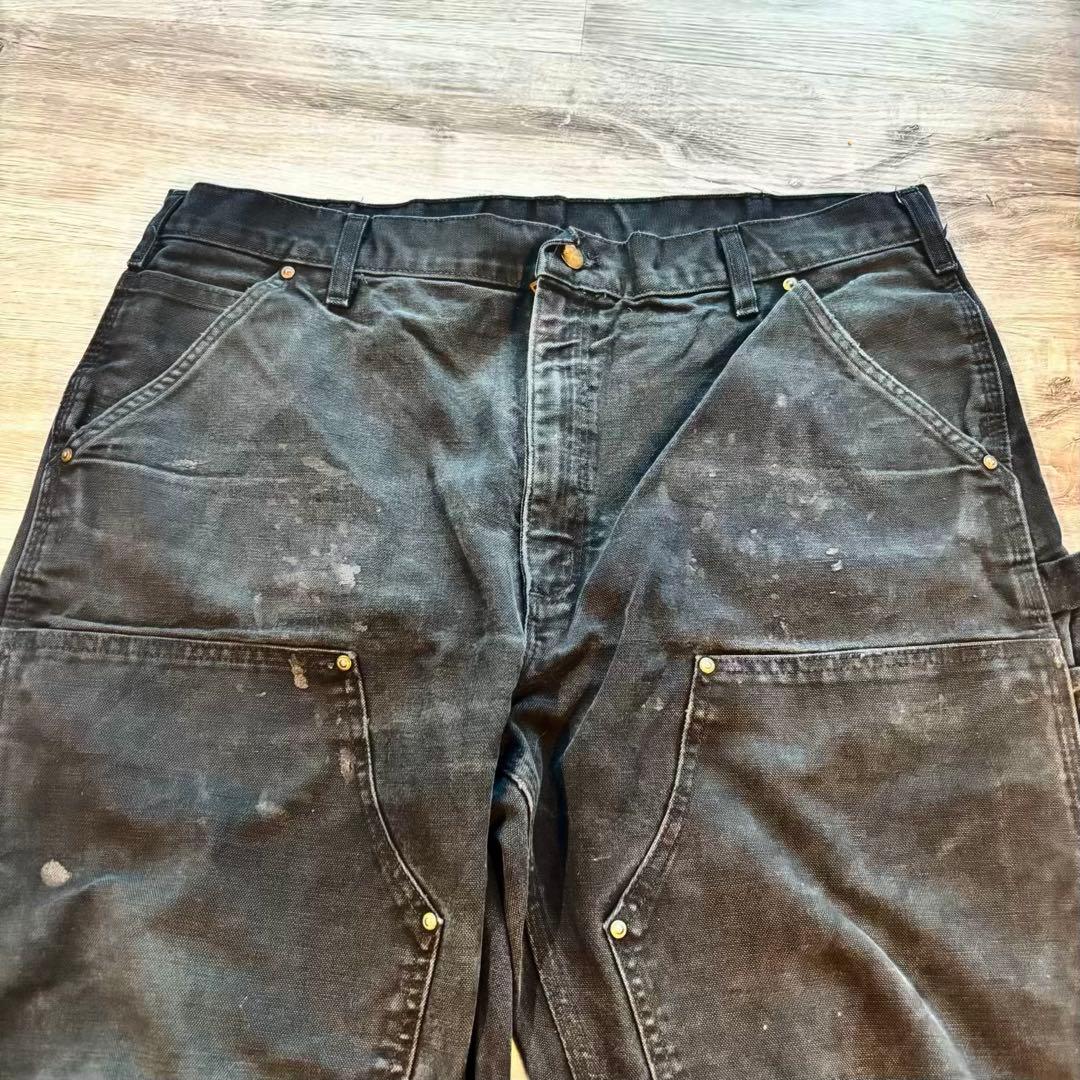 【Carhartt】B01 ダブルニー ブラック 良フェード #520