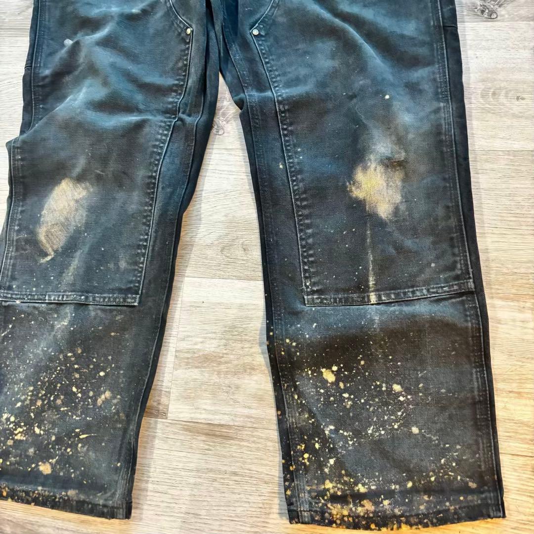 【Carhartt】B01 ダブルニー ブラック 良フェード #520