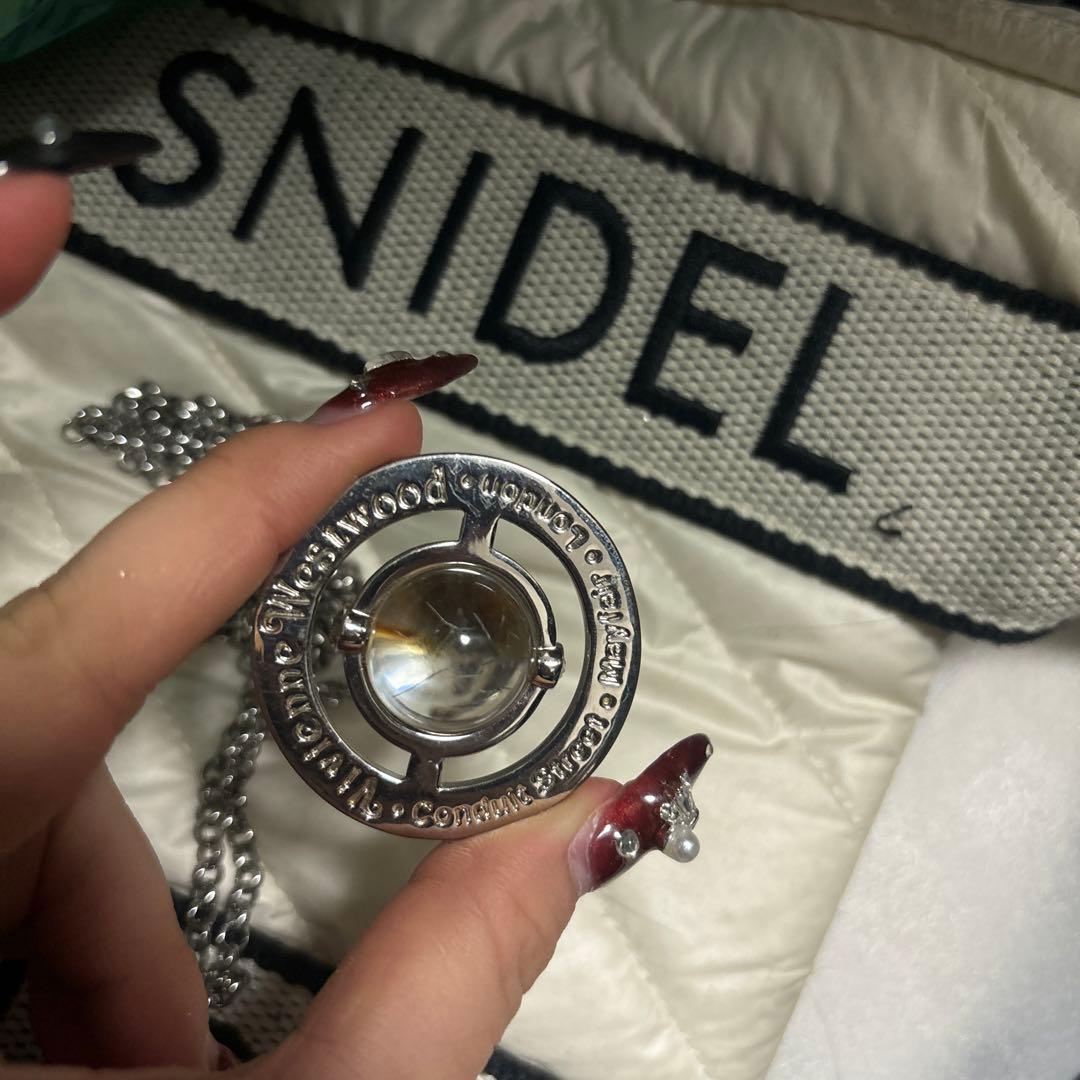 ヴィヴィアンウエストウッド ネックレス ビッグオーブ シルバー