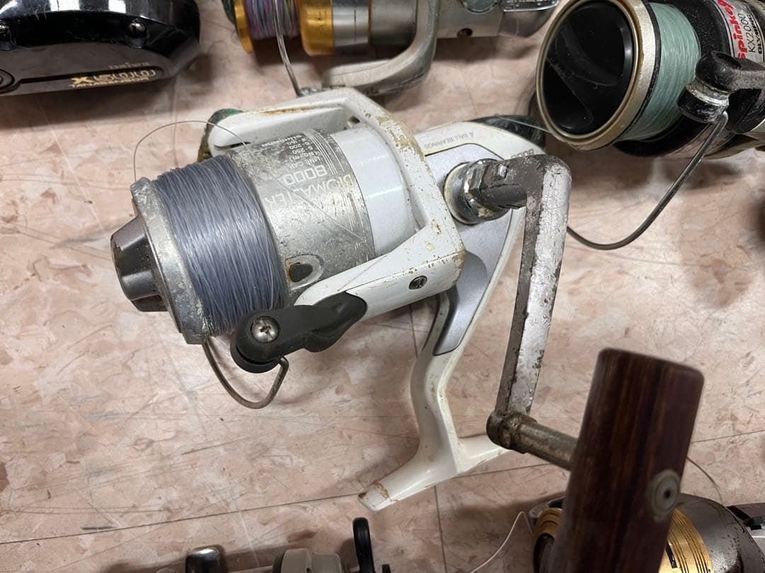 15個ジャンクリール　SHIMANO DAIWA などまとめ売り