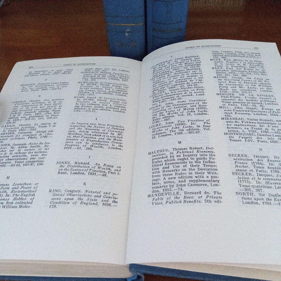 マルクス草稿〔資本論第４巻〕英語版『剰余価値理論史』〔３分冊揃〕ロンドン復刻版