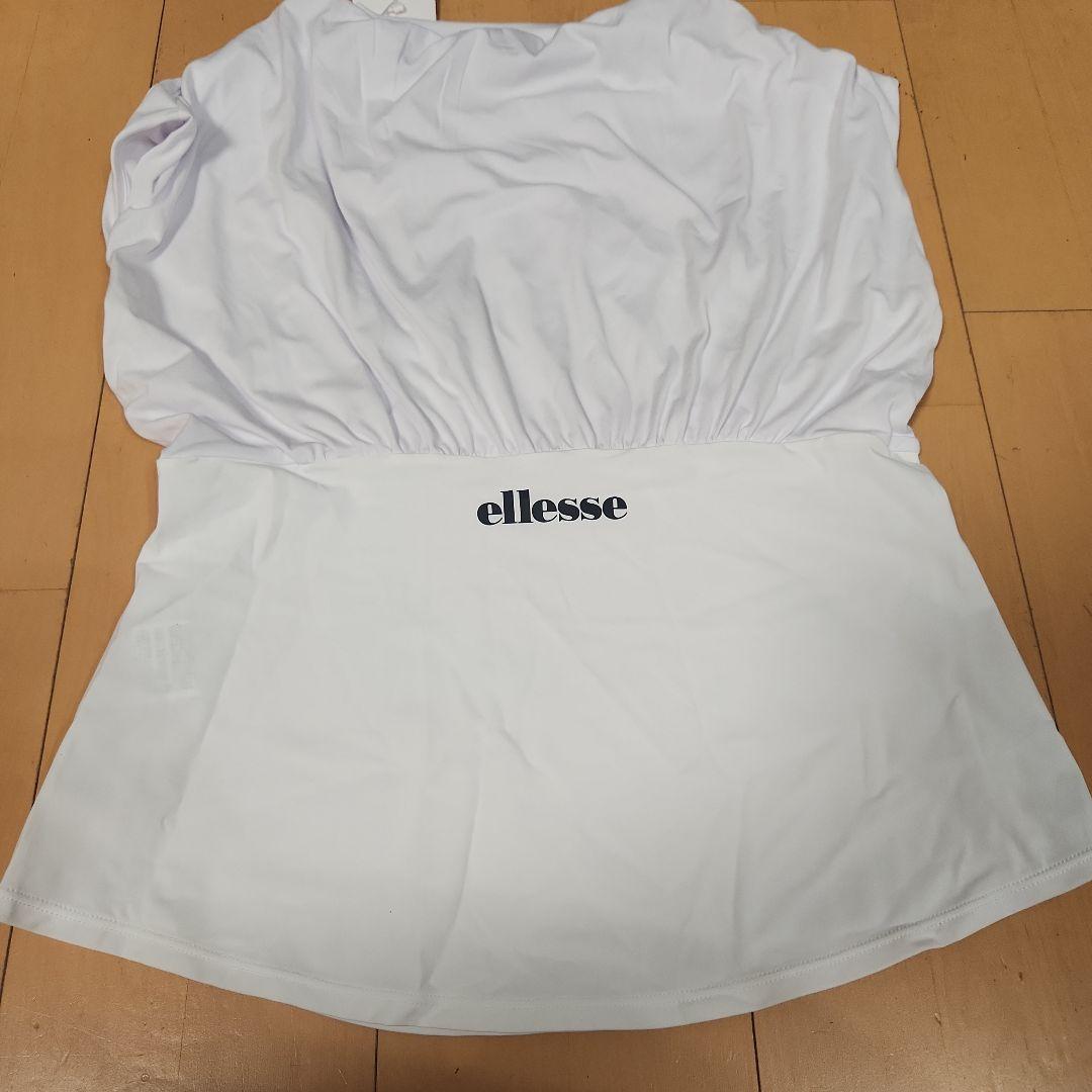 ellesse ギャザーシャツ L ホワイト