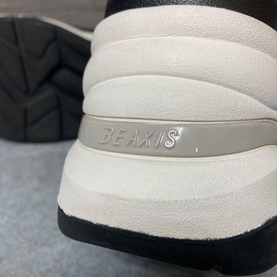 BEAXIS ビーアクシス ウエイトコアスニーカー AZ-808 厚底 黒 M