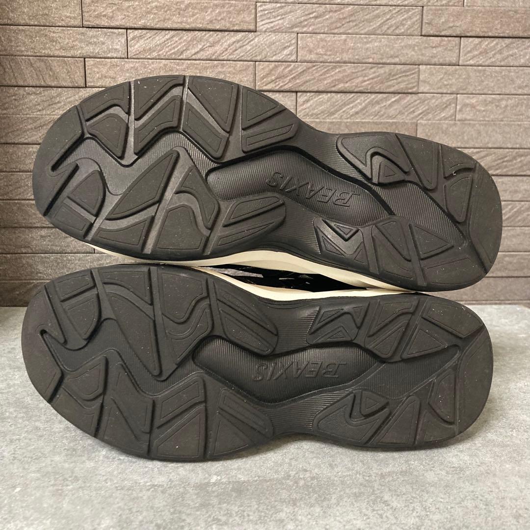 BEAXIS ビーアクシス ウエイトコアスニーカー AZ-808 厚底 黒 M