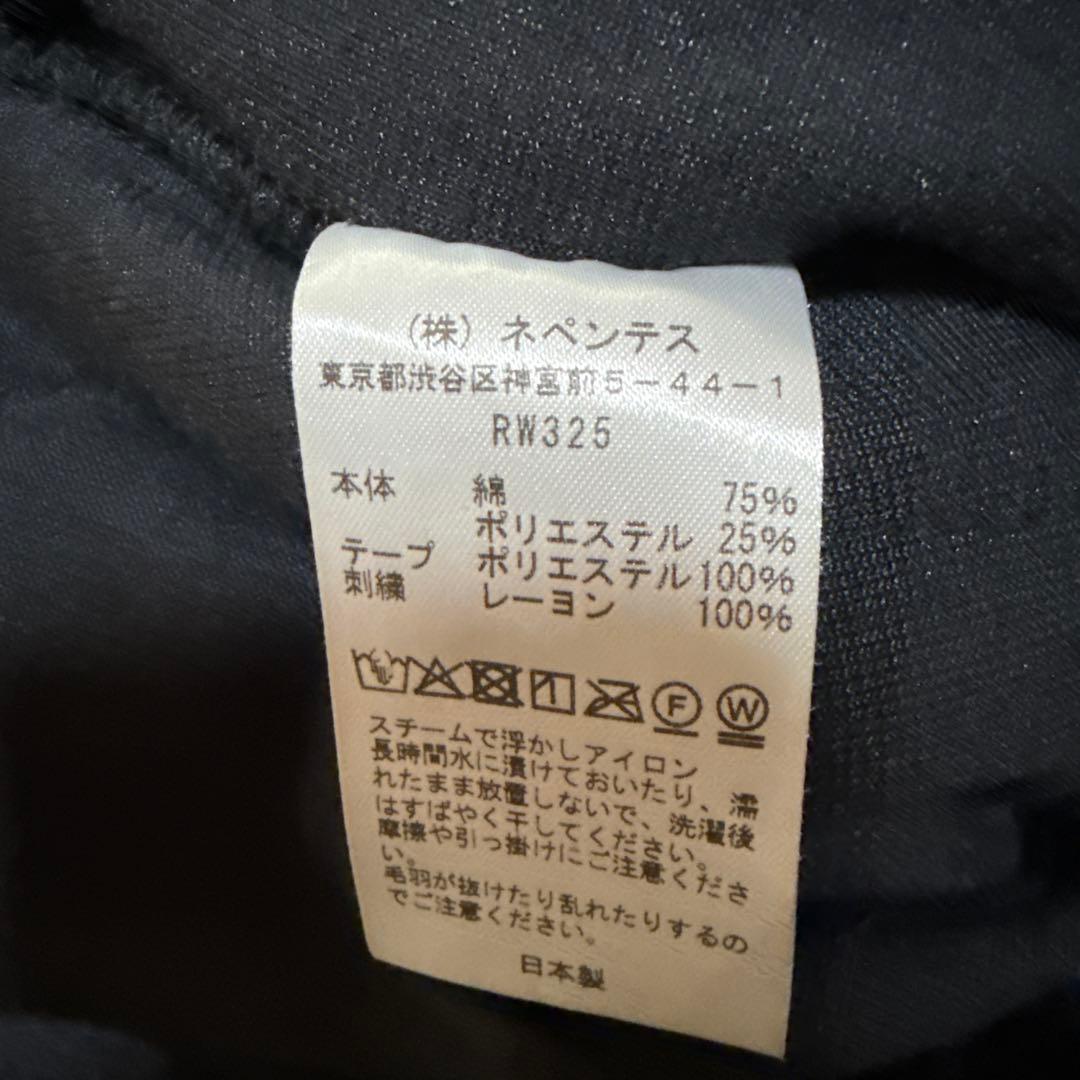 needles ベロア　セットアップ　ブラック　M