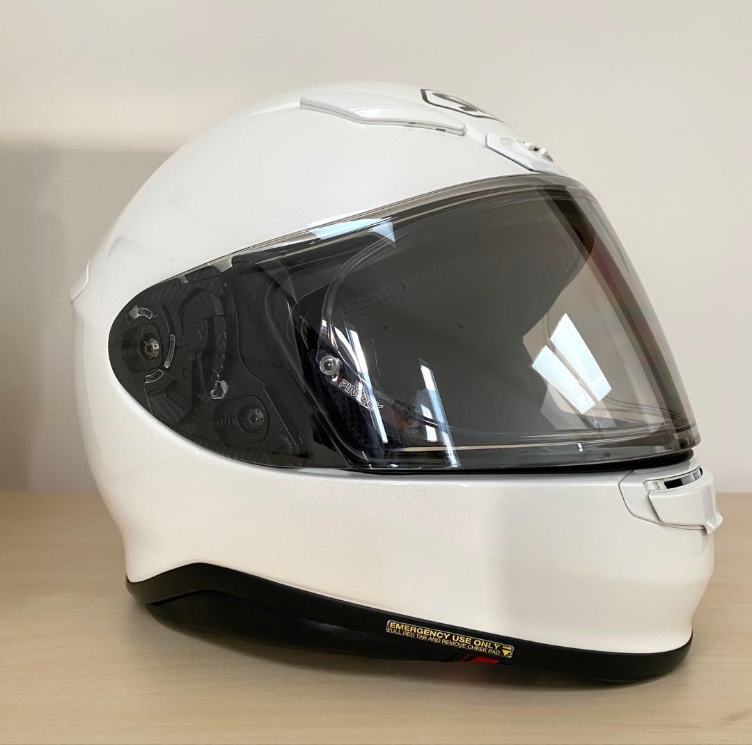 SHOEI Z-7 ホワイト※ミラーシールド・Jesimaik インカム 装着済