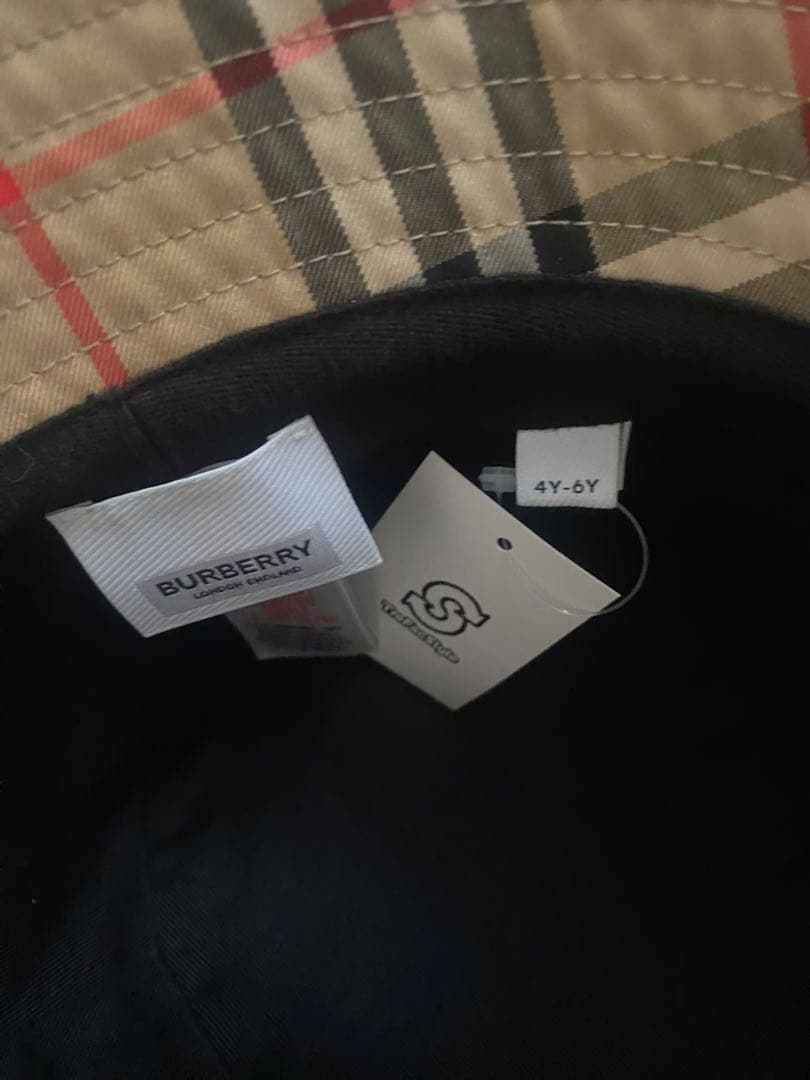 BURBERRY LONDON ENGLAND ノバチェックバケットハット