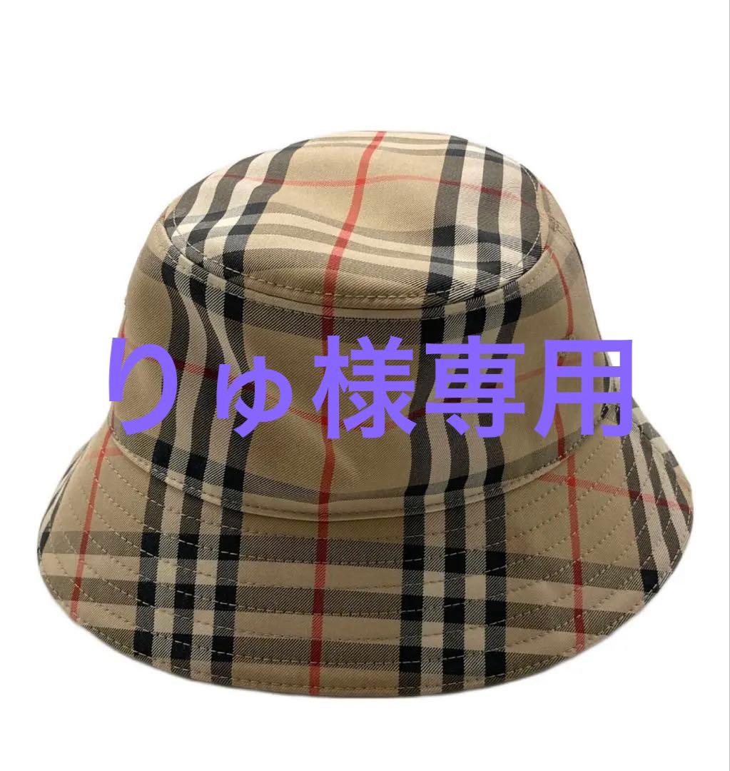 BURBERRY LONDON ENGLAND ノバチェックバケットハット
