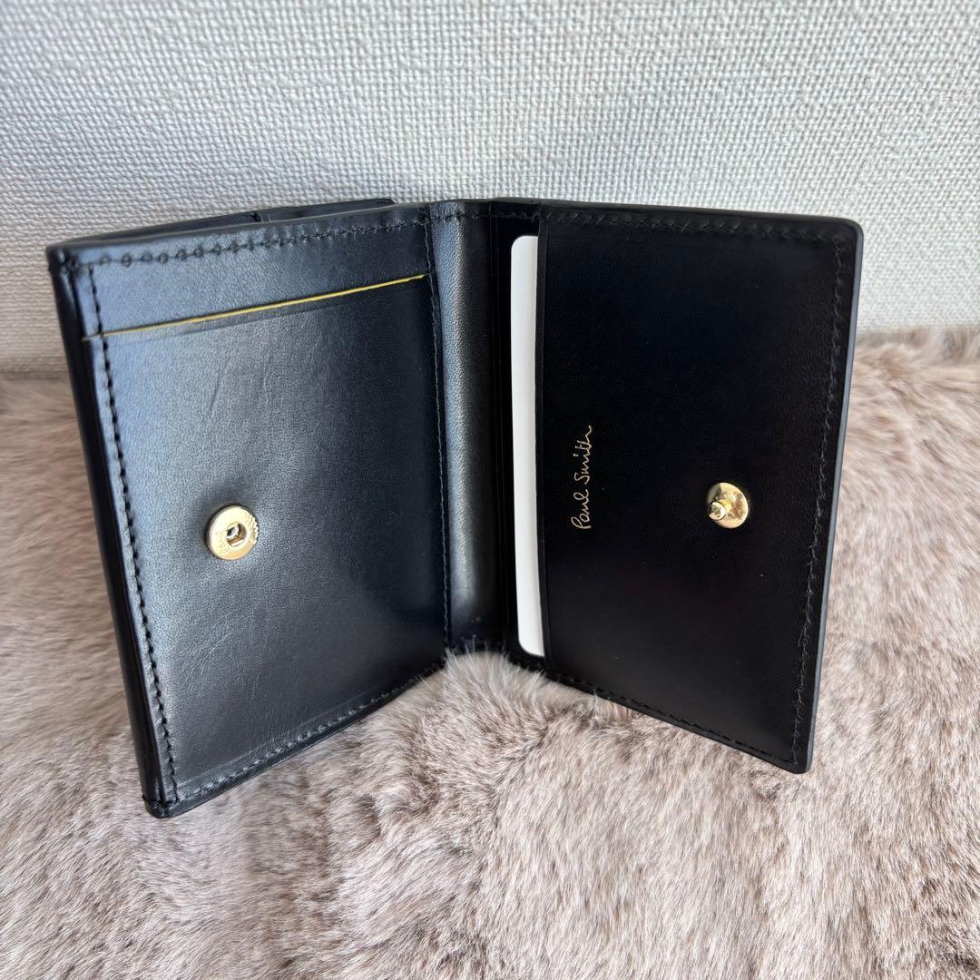 ★新品未使用　ポールスミス 黒 レザーケース　牛革