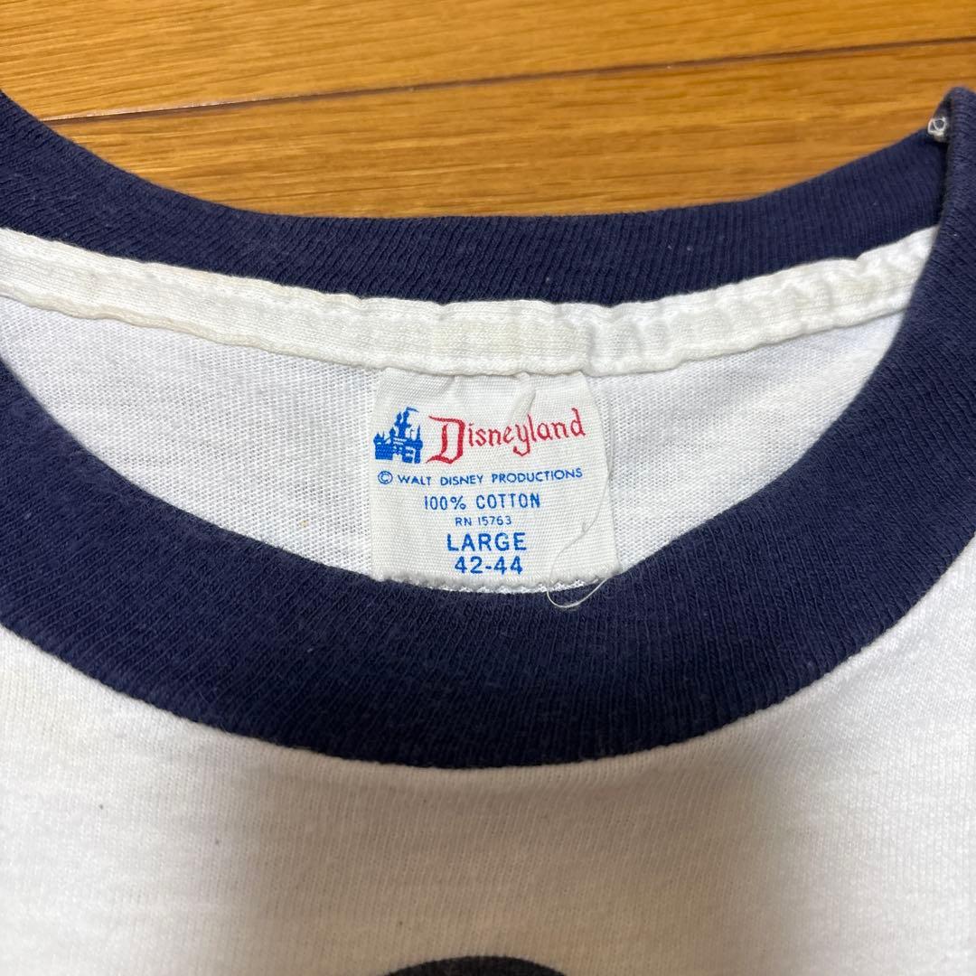 60-70s ミッキーリンガーTシャツUSA製