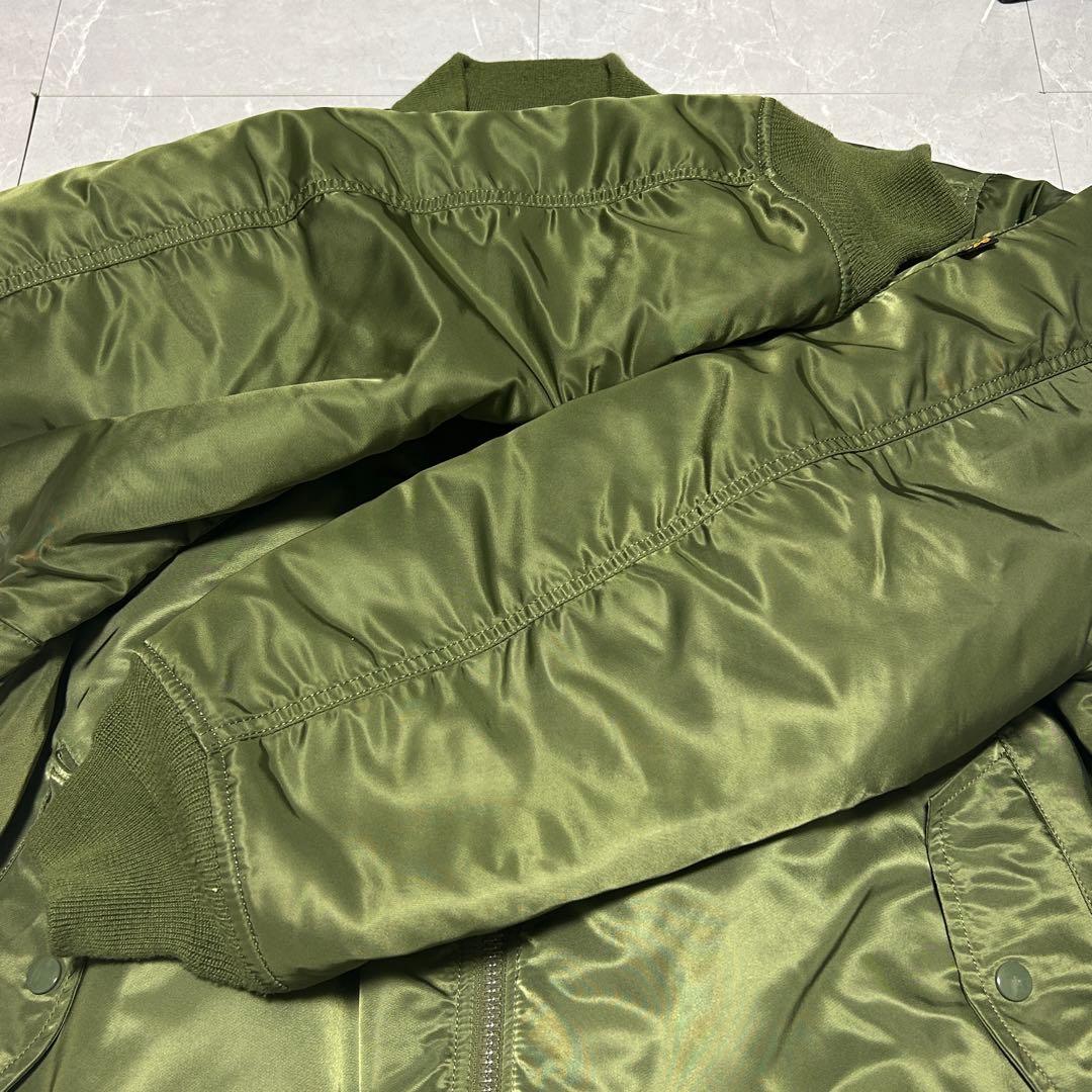 希少【ALPHA】MA-1 フライトジャケット CORE SPEC カーキ XL