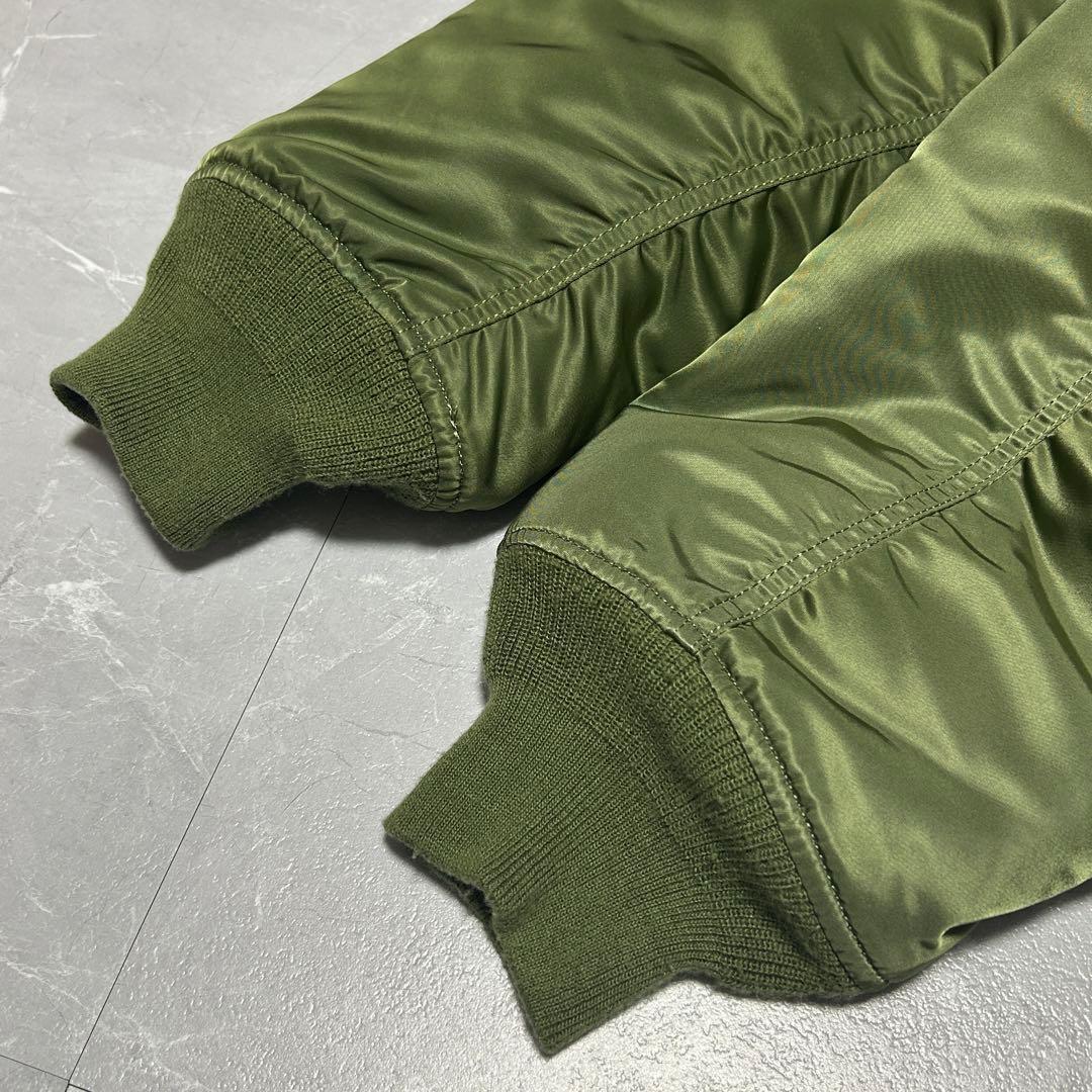 希少【ALPHA】MA-1 フライトジャケット CORE SPEC カーキ XL