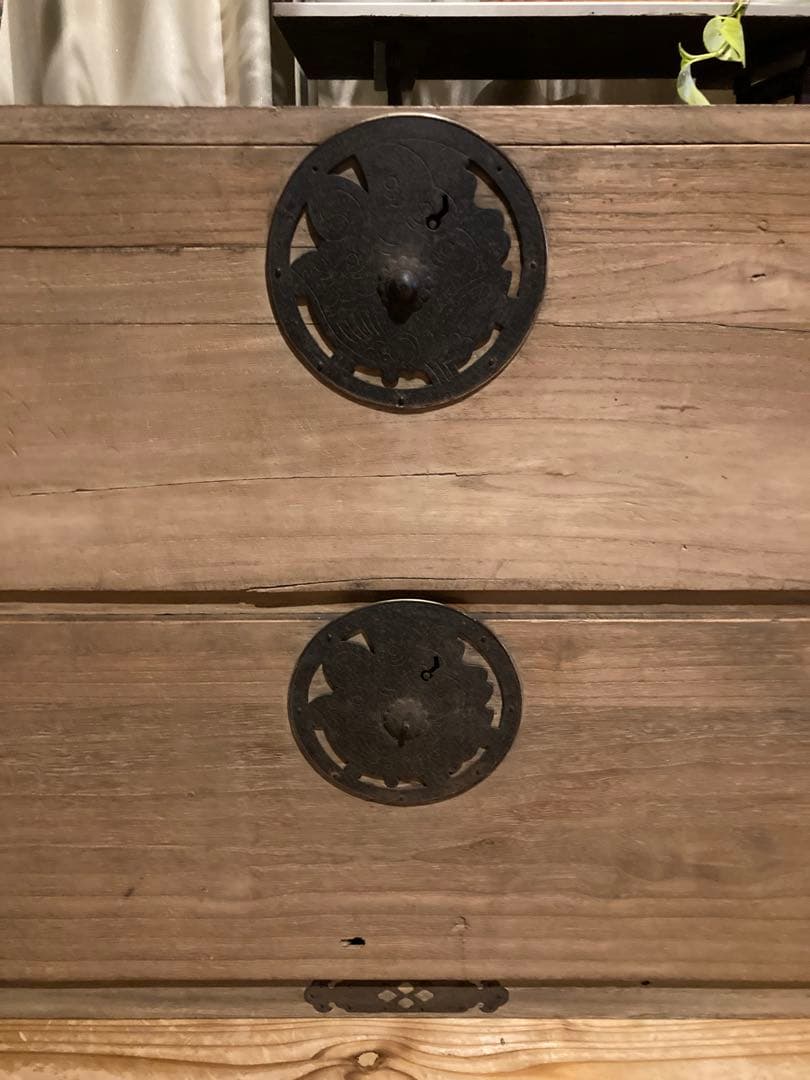 昭和レトロ　桐箪笥　時代家具　着物箪笥　②