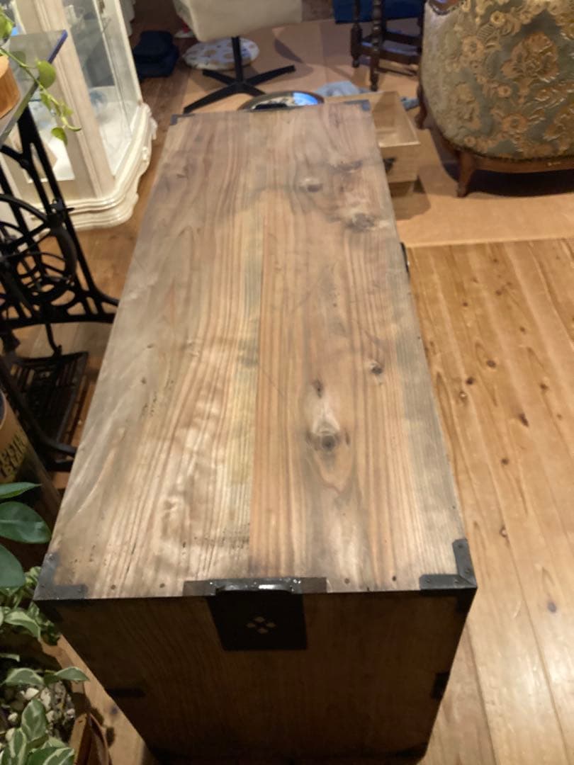 昭和レトロ　桐箪笥　時代家具　着物箪笥　②