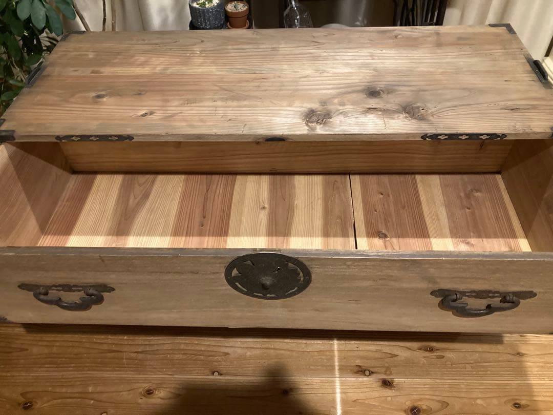 昭和レトロ　桐箪笥　時代家具　着物箪笥　②