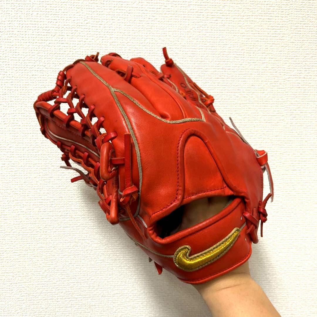535 ナイキ ダイヤモンドエリート 謝道 美品 硬式 外野手用グローブ 左投げ