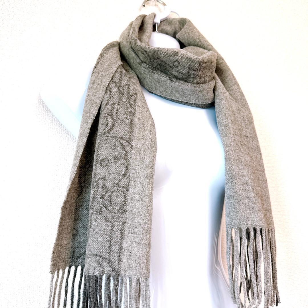 Christian Dior ディオール マフラー Diorロゴ トロッター