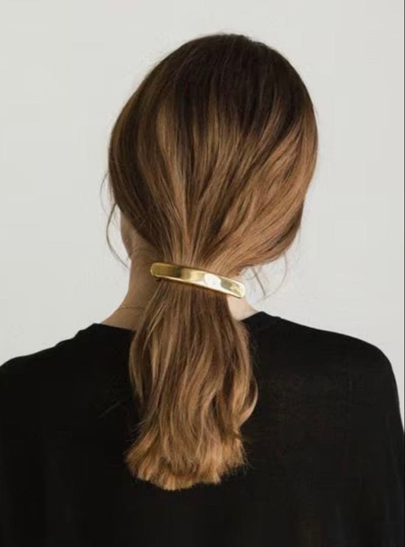 完売 LETICIA Gold バレッタ