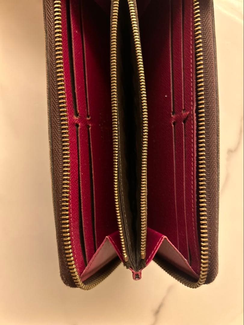 Louis Vuitton モノグラム 長財布 チャック持ち手なし